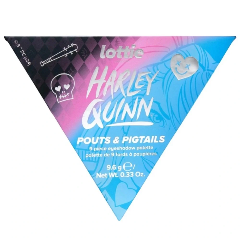 Lottie Harley Quinn Pouts & PigTails Eyeshadow Palette - new